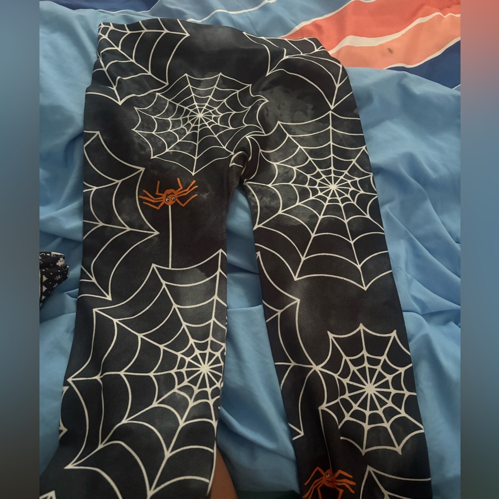 No Boundaries Black Spider Web Leggings